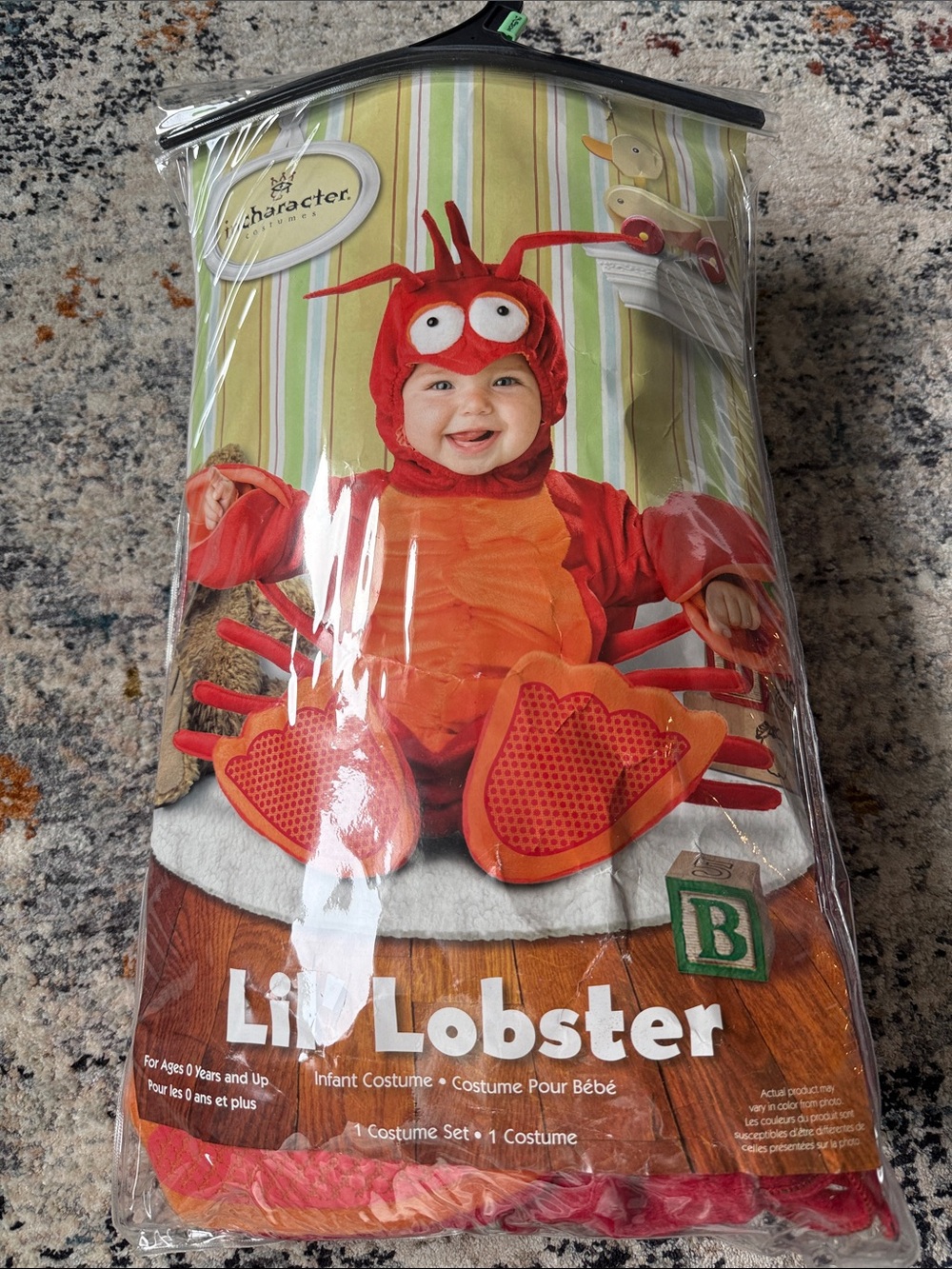 Lil' Lobster Baby Costume - Red & Orange